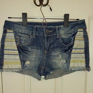 Mossimo Supply Co. Distressed Cut Off Denim Shorts Junior Size 9